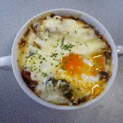 รูปของ とろとろ半熟卵でまろやか焼きカレー☆