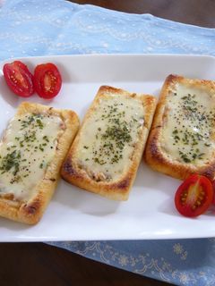 油揚げオン・ザ✪ツナマヨ納豆のチーズ焼き-レシピのメイン写真