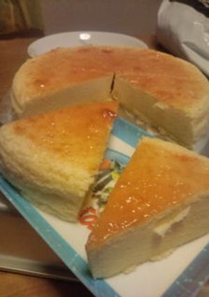 簡単スフレチーズケーキ-レシピのメイン写真