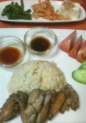 簡単！！シンガポール　海南チキンライス-レシピのメイン写真