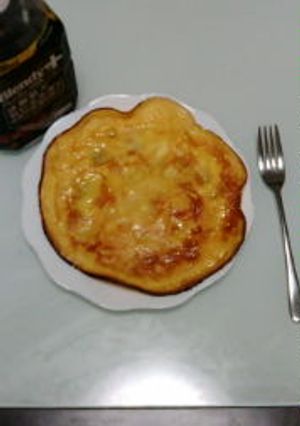 たまご2個使ったリッチなパンケーキ-レシピのメイン写真