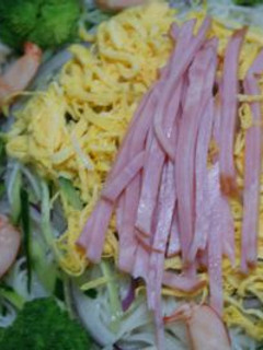 そうめんサラダ-レシピのメイン写真