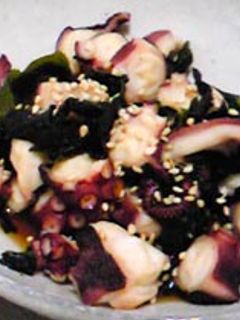 タコの酢の物-レシピのメイン写真