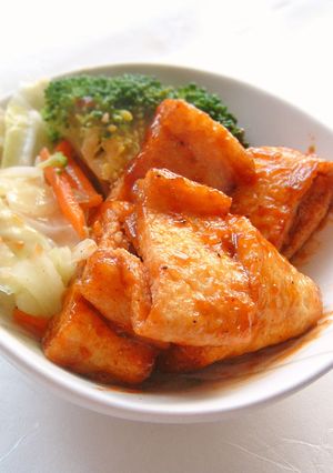 お弁当のおかず★油揚げのケチャップ炒め-レシピのメイン写真