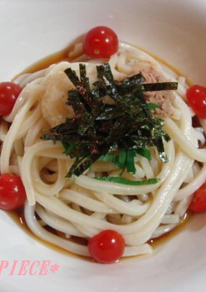 さっぱりおろし・しょうが冷やしうどん♪-レシピのメイン写真