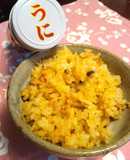 瓶詰めウニでお手軽★うにごはん!!