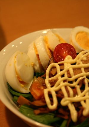 必殺！生で食べたい☆ほうれん草のサラダ-レシピのメイン写真