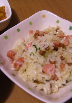 簡単おいしい マヨマヨ納豆チャーハン-レシピのメイン写真
