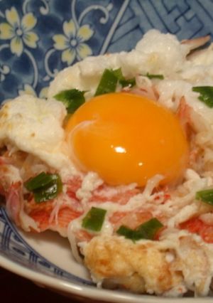 サラダフレークでかにのふわふわ卵炒め-レシピのメイン写真