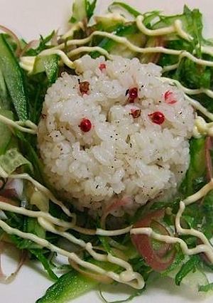 ピンクペッパーライスサラダ-レシピのメイン写真