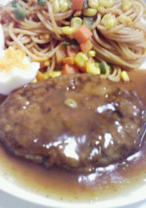 ヘルシー☆納豆＆豆腐の簡単和風ハンバーグ-レシピのメイン写真