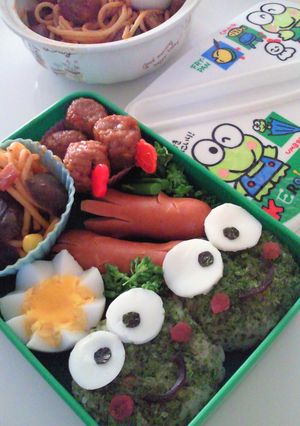 けろけろけろっぴの☆キャラクター弁当♪-レシピのメイン写真