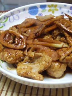 豚肉とタケノコの醤油炒め-レシピのメイン写真