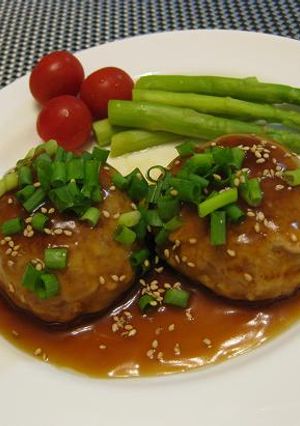 つくねハンバーグ-レシピのメイン写真