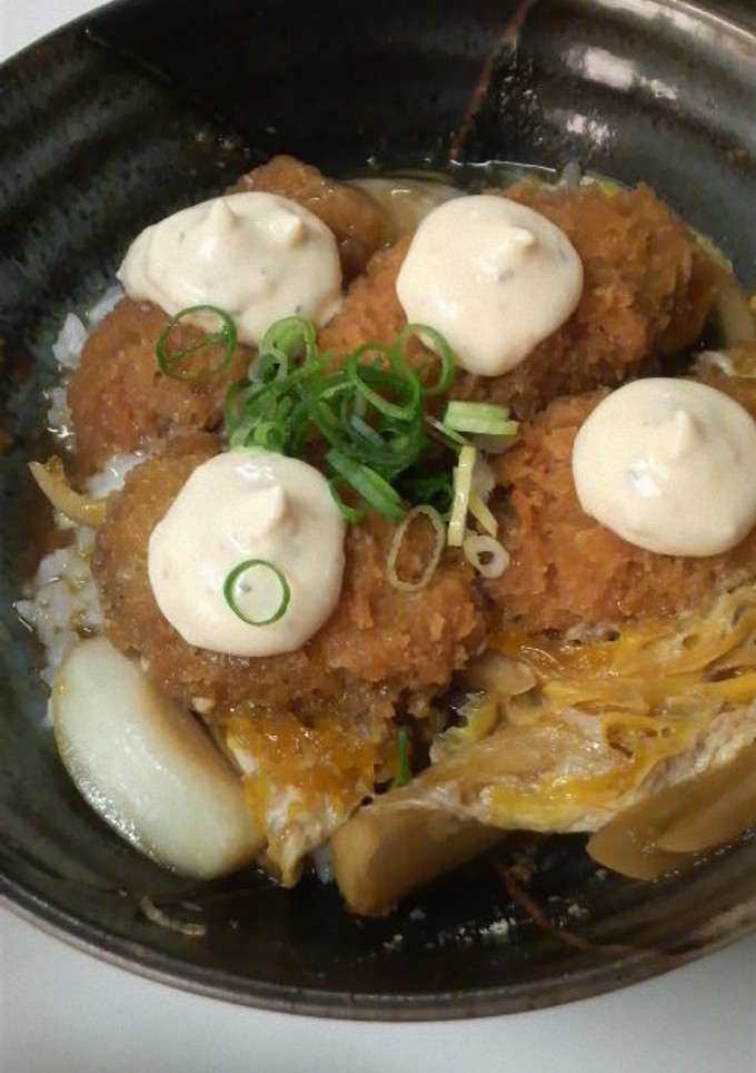 たるたる☆牡蠣フライの卵とじ丼-レシピのメイン写真