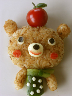 キャラ弁 グラディーのリンゴクマ-レシピのメイン写真