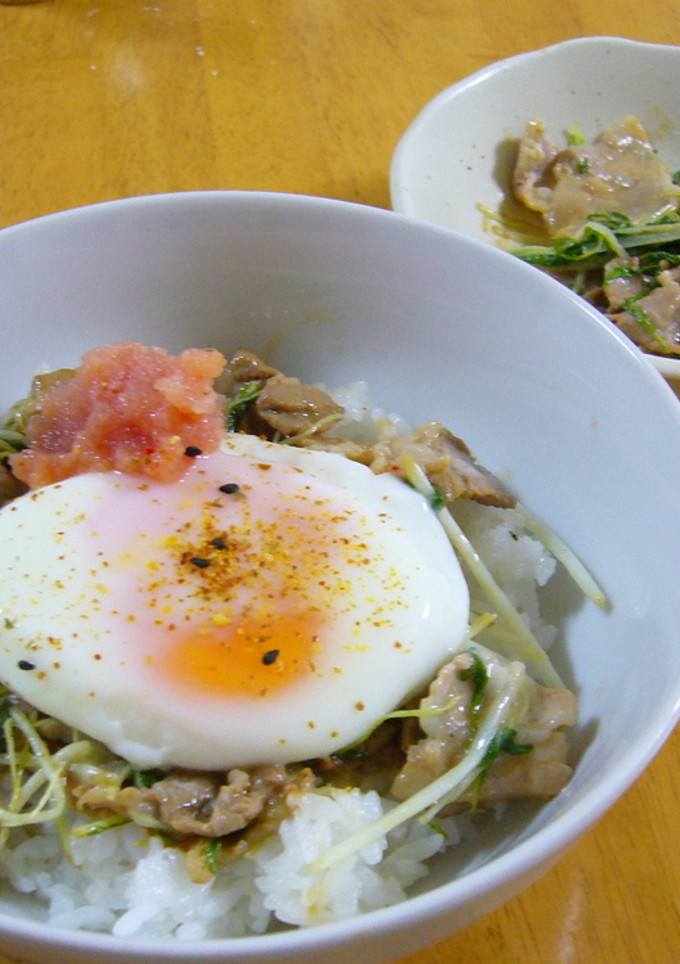 ☆水菜と豚肉のマヨ醤油☆丼でもおいしい！-レシピのメイン写真