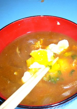 我が家の母の味お味噌汁　☆たまねぎ＆卵☆-レシピのメイン写真