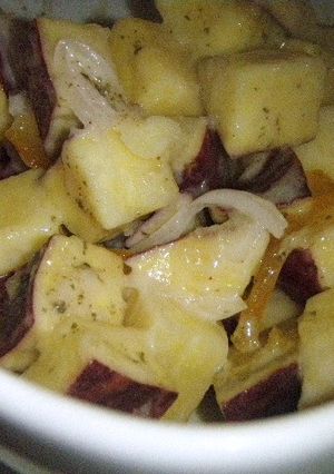 ゆず茶でさつまいものポテトサラダ-レシピのメイン写真