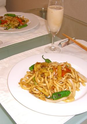 コクたっぷりの、おいしい焼きうどん☆-レシピのメイン写真