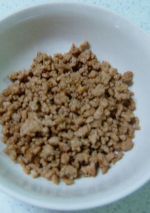 簡単♪万能☆　焼豚味のそぼろ-レシピのメイン写真