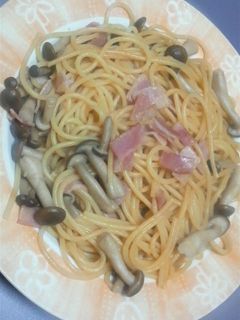 キノコとベーコンの和風パスタ♪-レシピのメイン写真
