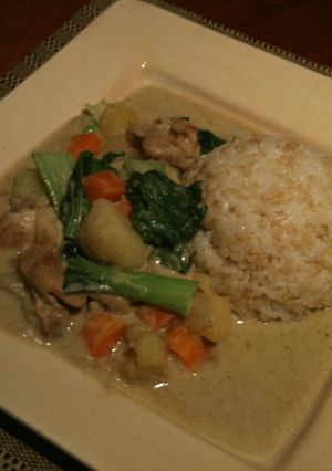 チキンとパクチョイのグリーンカレー-レシピのメイン写真