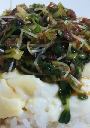 ❤簡単・美味しい・ヘルシーな豆腐丼❤-レシピのメイン写真