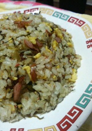 我が家の高菜炒飯-レシピのメイン写真
