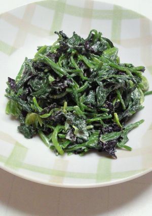 ほうれん草と海苔のからしマヨネーズ和え♪-レシピのメイン写真