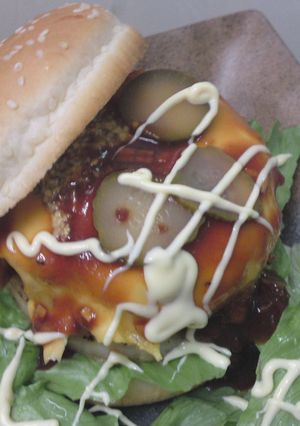 BBQバーガー-レシピのメイン写真