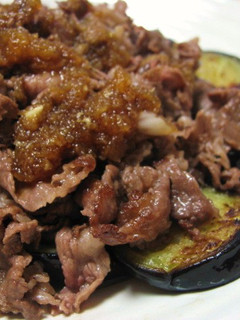 簡単★にんにく醤油で茄子と牛肉-レシピのメイン写真