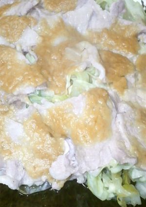 キャベツと豚肉の梅みそ蒸し-レシピのメイン写真