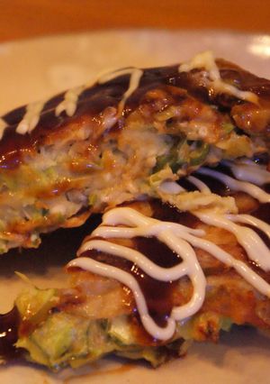 オクラのお好み焼き-レシピのメイン写真