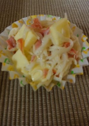 かにかま和え④ねぎチーズマヨ-レシピのメイン写真