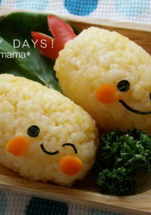 エビフライくん❤キャラおにぎり❤キャラ弁-レシピのメイン写真
