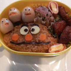 ﾁﾋﾞ姫に☆カレーパンマン弁当-レシピのメイン写真