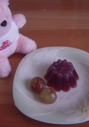 簡単!ヘルシーなブドウ寒天-レシピのメイン写真