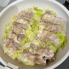 รูปของ 豚バラキャベツの蒸し焼き