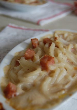 目からウロコなうどんグラタン-レシピのメイン写真