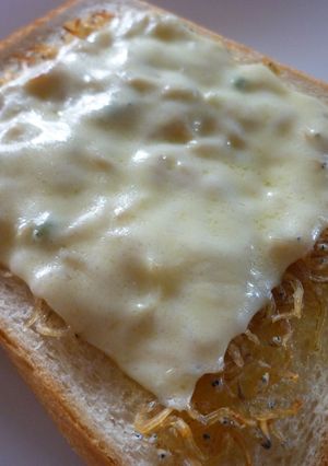 ちりめん山椒とチーズのトースト。-レシピのメイン写真