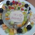 1歳の誕生日ケーキ♪(卵不使用)