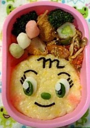 メロンパンナちゃん弁当-レシピのメイン写真