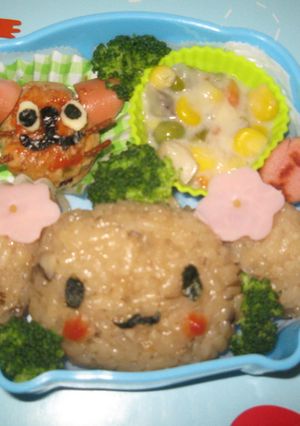 キャラ弁　　　サンリオ　　モカ-レシピのメイン写真