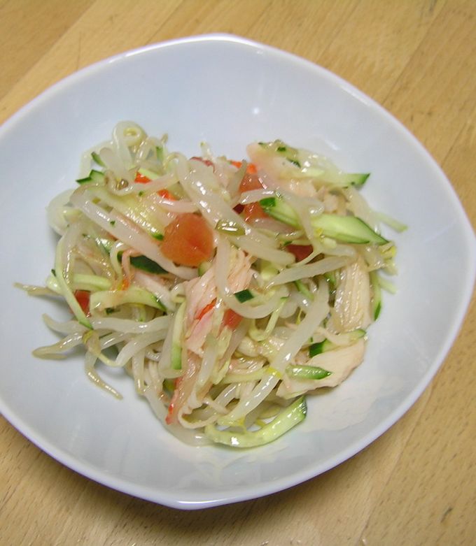 簡単♪ カニカマde✿もやしのマリネサラダ✿ by masakohママ