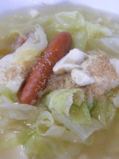 簡単♪キャベツと豆腐のスープ-レシピのメイン写真