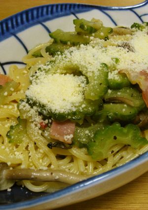 ゴーヤのペペロンチーノ-レシピのメイン写真