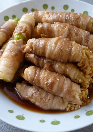 冷蔵庫の余り野菜で！肉巻き-レシピのメイン写真