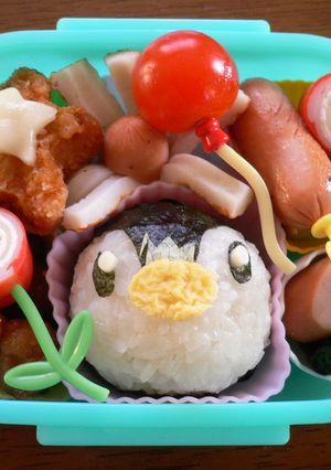 ポッチャマ弁当（キャラ弁）-レシピのメイン写真