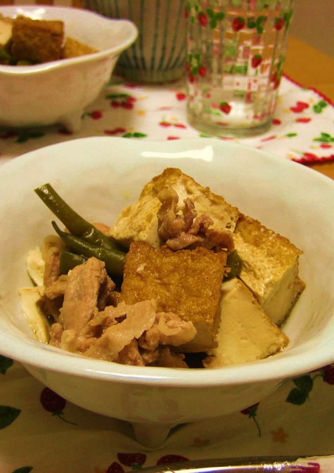 豚肉と厚揚げの煮物-レシピのメイン写真